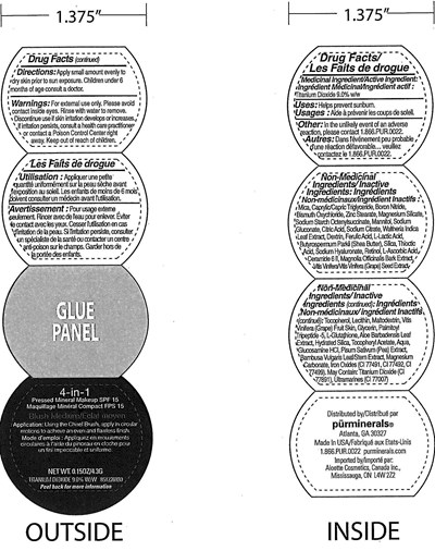 Image Of Label (4 In 1  Pressed Mineral Spf 15 Blush Medium)